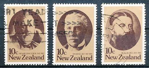 NEW ZEALAND   - 1979  Statesmen   SET -   FINE USED