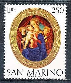 SAN MARINO  1974  -  Christmas    SINGLE ISSUE     - FINE  MINT