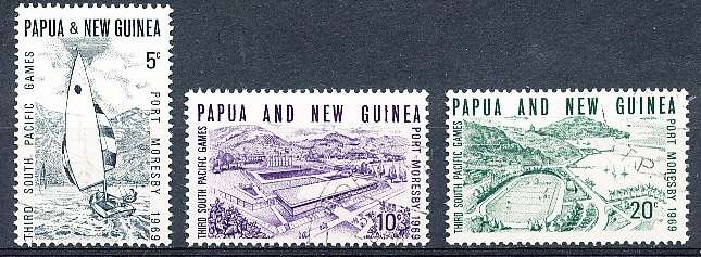 PAPUA NEW GUINEA 1969  -   South Pacific Games, Port Moresb  FULL  SET    -  FINE  USED