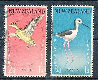 NEW ZEALAND   - 1959   Birds    -  FINE USED