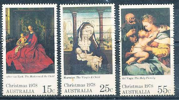 AUSTRALIA  1978 -  Christmas  SET -   FINE  USED