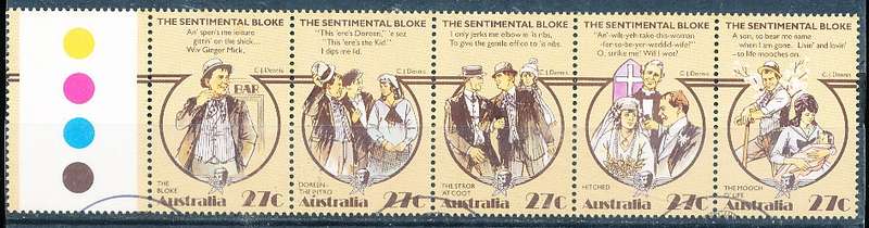 AUSTRALIA  1983 -  The Sentimental Bloke  SET -   FINE    USED