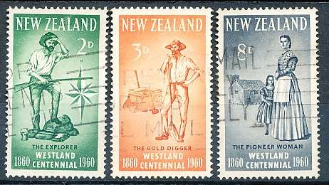 NEW ZEALAND   - 1960    Westland Province    -  FINE USED