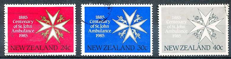 NEW ZEALAND   - 1985    Saint John Ambulance    -     FINE USED