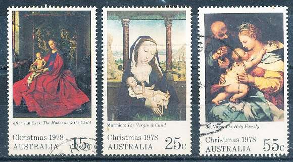 AUSTRALIA  1978 -  Christmas  SET -   FINE   USED