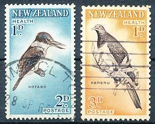 NEW ZEALAND   - 1960    Health Stamps - Birds   -  FINE USED