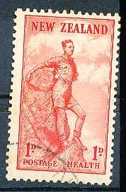 NEW ZEALAND   - 1937   Health Stamp -  FINE USED