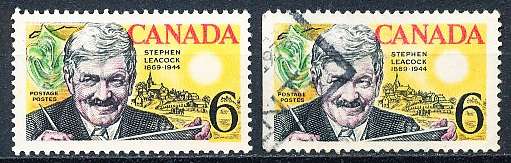 CANADA  1969  -    Stephen  Leacock, Humorist   -     MINT and USED