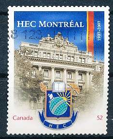 CANADA  2007  -   Anniversary of HEC Montreal -  FINE   USED