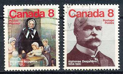 CANADA  1975  - Canadian Celebrities  FULL  SET -   FINE  USED