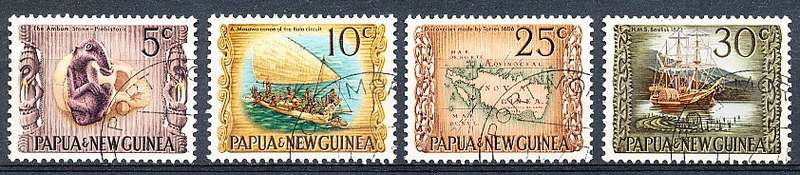 PAPUA NEW GUINEA 1970 -  "National Heritage"  FULL  SET    -   FINE USED