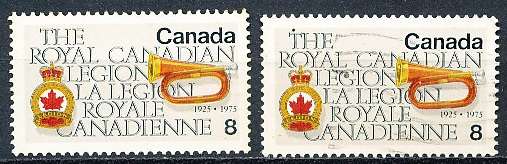CANADA  1975  -    Royal Canadian Legion  -  FINE  MINT and USED