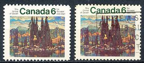 CANADA  1970  -   "Group of Seven" - Artists  -  FINE  MINT and USED