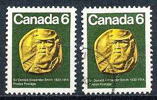 CANADA  1970  -   Donald Alexander Smith  -  FINE  MINT and USED