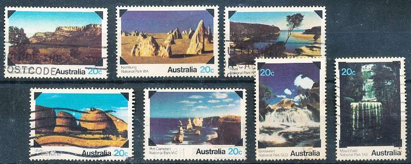 AUSTRALIA  1979 -   National Parks  SET  -   FINE  USED