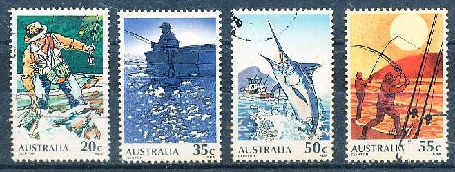 AUSTRALIA  1979 -   Fishing  SET -   FINE  USED