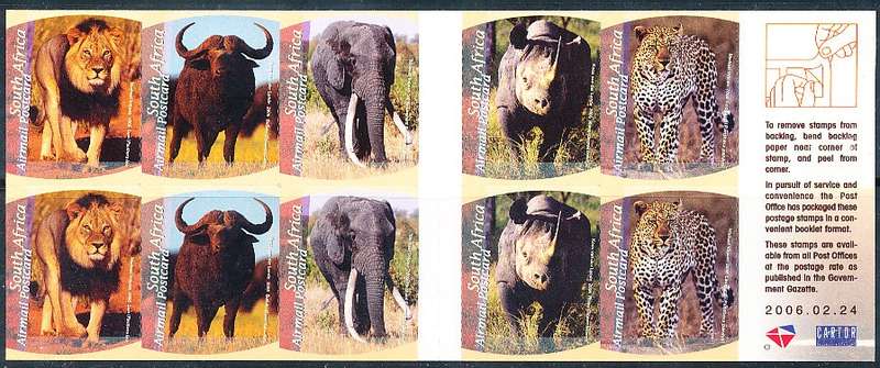 RSA  - 2006  -   BIG FIVE  BOOKLET   24/02/2006  - FINE MINT