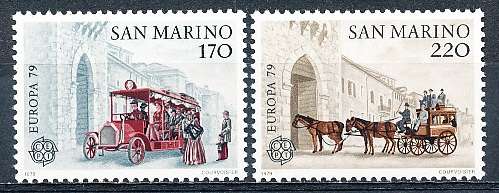 SAN MARINO  1979  -  EUROPA Stamps    FULL SET     -   FINE  MINT