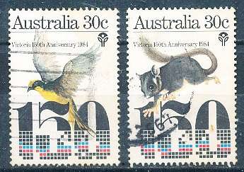 AUSTRALIA  1984 -  Anniversary of Victoria  SET -   FINE  USED