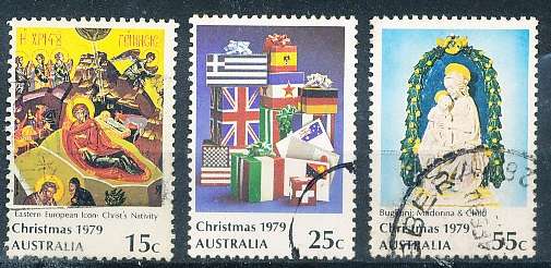 AUSTRALIA  1979 -  Christmas  SET -   FINE  USED