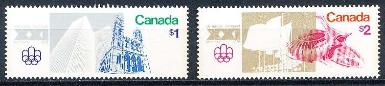 CANADA  1976  - Olympic Games - Montreal    FULL  SET -   FINE  MINT