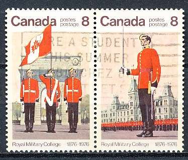 CANADA  1976  -   Royal Military College    FULL  SET -   FINE  USED