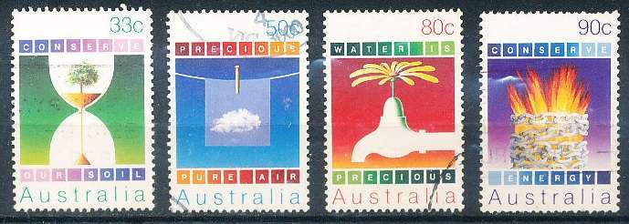 AUSTRALIA  1985 -  Environment Protection   SET  -   FINE  USED