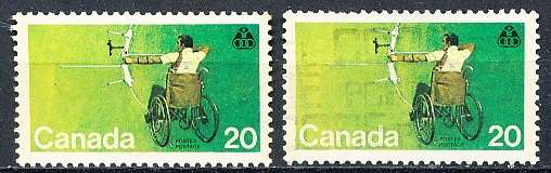 CANADA  1976  -    Paralympics - Toronto, Canada  -  FINE  MINT and USED