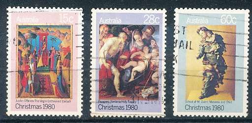 AUSTRALIA  1980 -   Christmas   SET -   FINE  USED