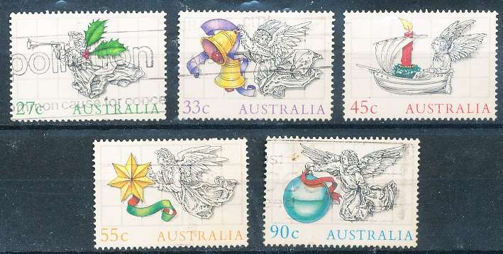 AUSTRALIA  1985 -  Christmas   SET  -   FINE  USED