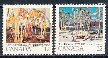 CANADA  1977  -   Tom Thomson, Painter  FULL  SET -   FINE  USED