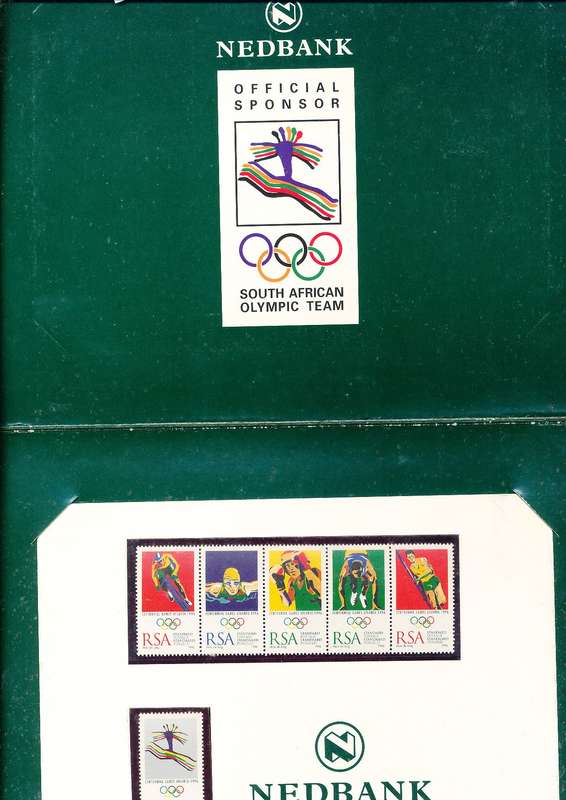 RSA   -  1996  -   Olympic Games -  SPECIAL  NEDBANK  FOLDER
