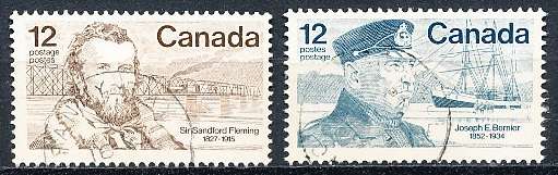 CANADA  1977  -   Famous Canadians  FULL  SET -   FINE  USED