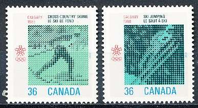 CANADA  1987  -   Winter Olympic Games  FULL  SET -  FINE  MINT