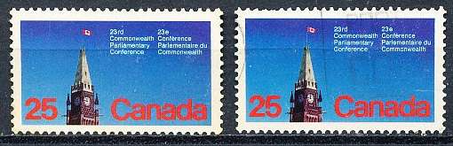 CANADA  1977  -   Parliamentary Conference  -  FINE  MINT and USED