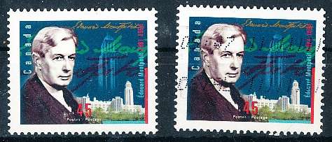 CANADA  1996  -    Edouard Montpetit Commemoration  -  FINE  MINT and USED