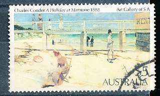 AUSTRALIA  1981 -   Paintings  $5  -  FINE  USED