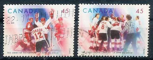 CANADA  1997  -   Canada-U.S.S.R. Ice Hockey Series  FULL SET   -  FINE  USED
