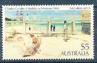 AUSTRALIA  1981 -   Paintings  $5  -  FINE  MINT