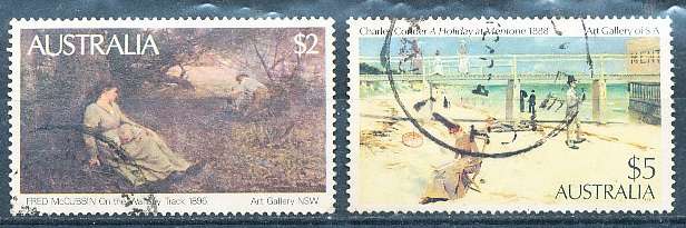 AUSTRALIA  1981 -   Paintings SET  -  FINE  USED