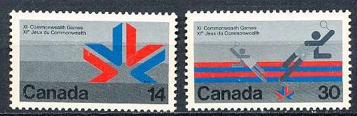 CANADA  1978  -   Commonwealth Games, Edmonton   FULL  SET -  FINE  MINT