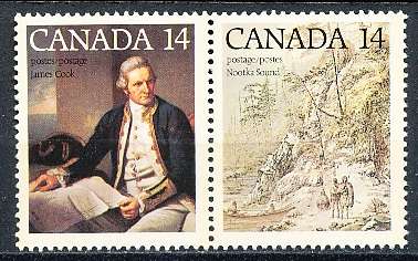 CANADA  1978  -    Cook's Third Voyage   FULL  SET -  FINE  MINT
