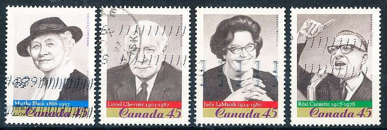 CANADA  1997  -    Federal Politicians  FULL SET   -  FINE  USED