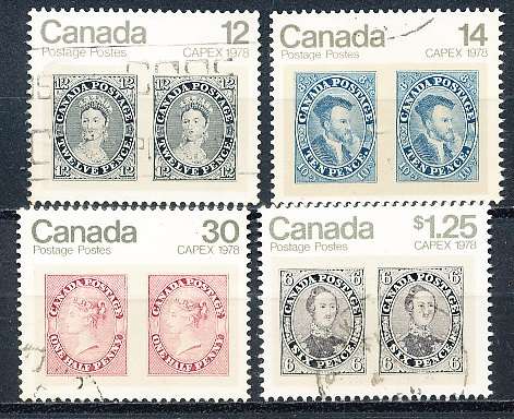 CANADA  1978  -   International Stamp Exhibition   FULL  SET -  FINE  USED