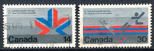 CANADA  1978  -   Commonwealth Games, Edmonton   FULL  SET -  FINE  USED