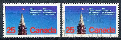 CANADA  1977  -   Parliamentary Conference  -  FINE  MINT and USED