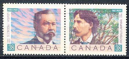CANADA  1989 -   Canadian Poets  FULL  SET -  FINE  USED