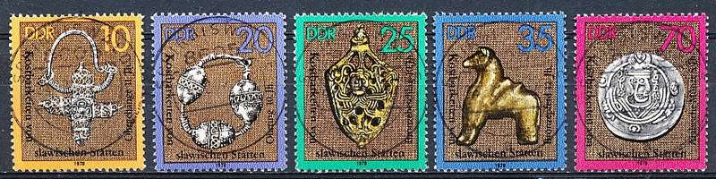 GERMANY  DDR   1978  -  Slavonic Art  FULL SET     -  FINE  USED
