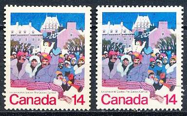 CANADA  1979  -  Quebec Carnival  -  FINE  MINT and USED