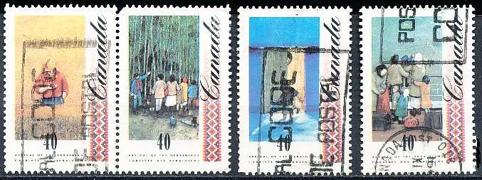 CANADA  1991 -   Ukrainian Immigration   FULL  SET -  FINE USED